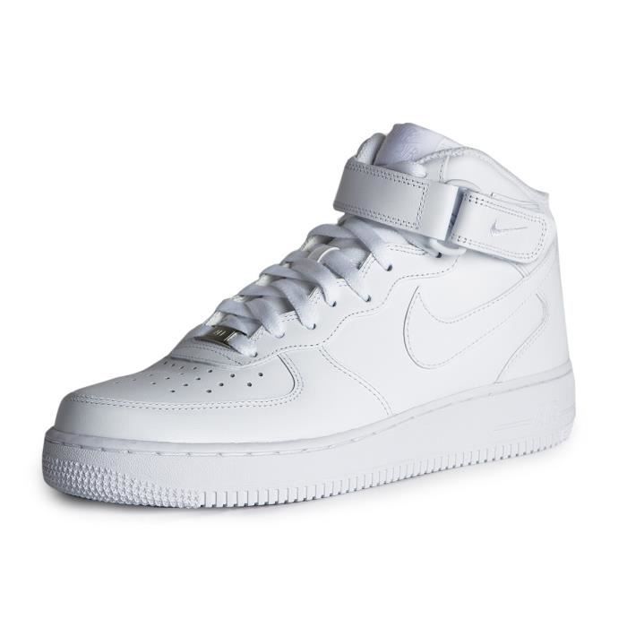 Nike air force 1 mid femme argent Clearance