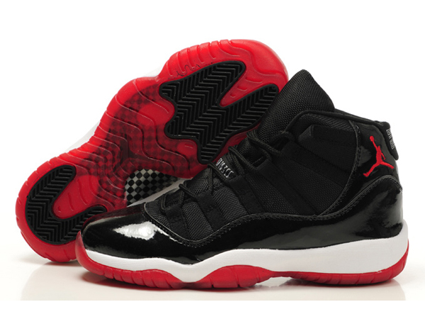 jordan 11 femme noir et rouge