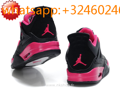 basket noir et rose femme