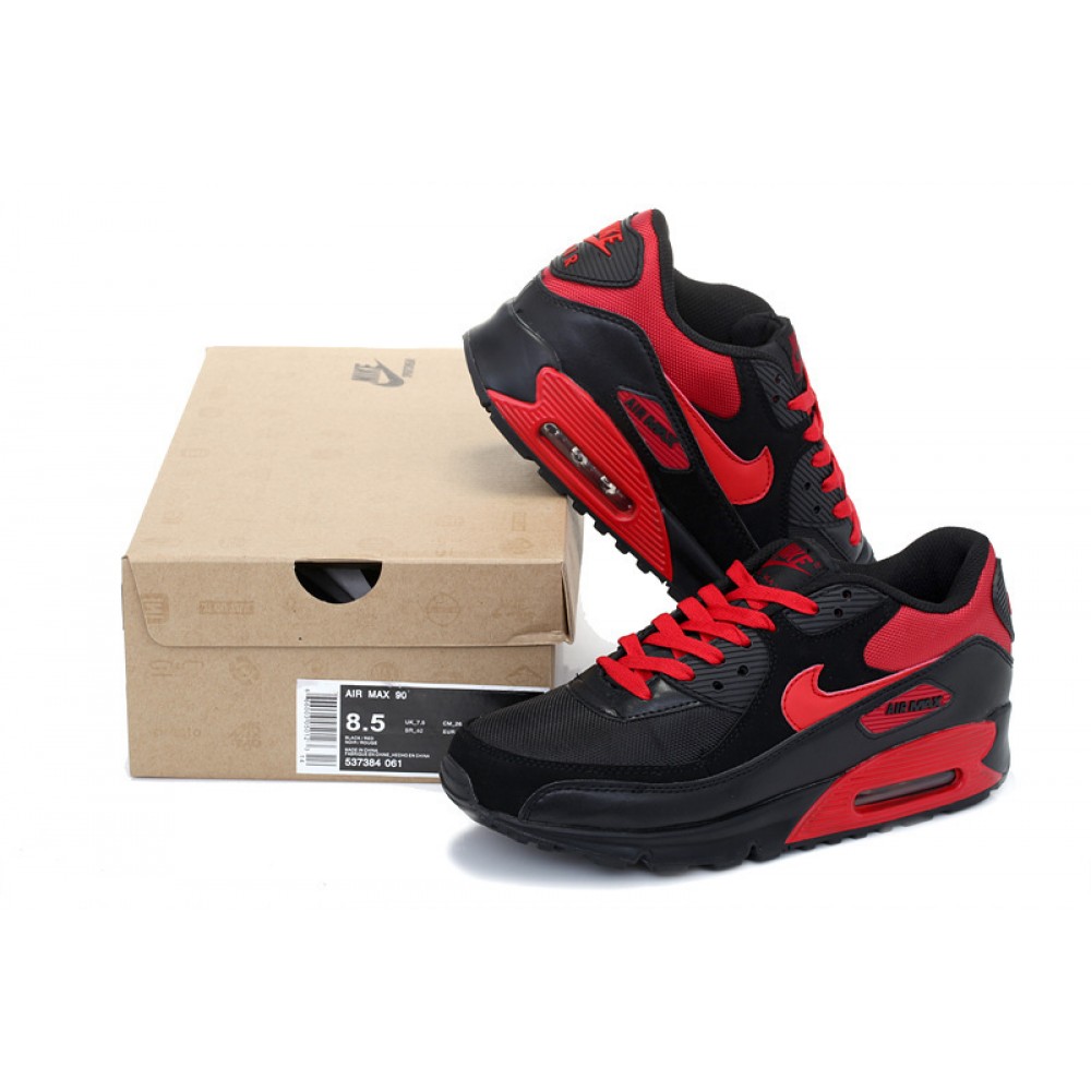 basket rouge et noir homme
