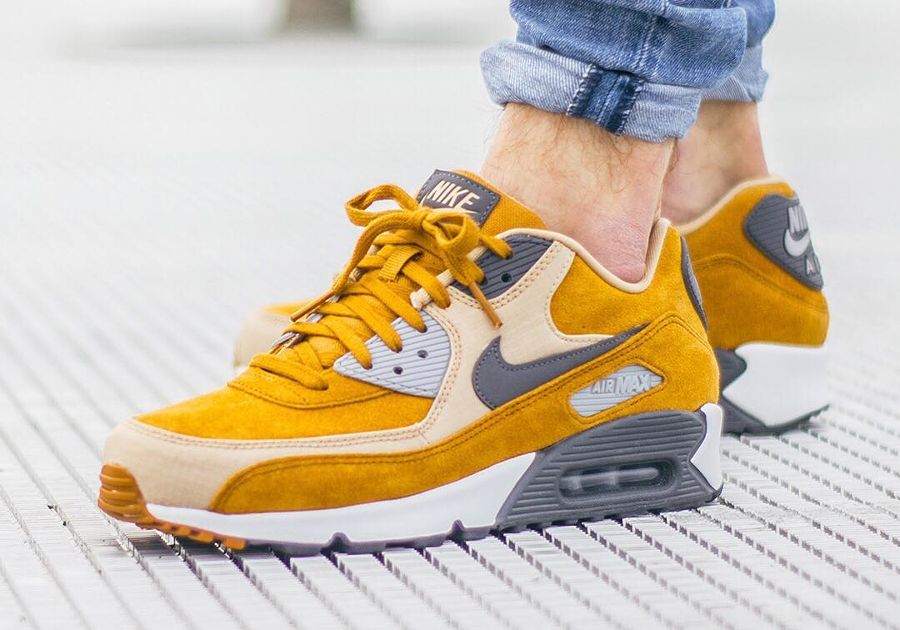 nike air max 90 prm ocre gris