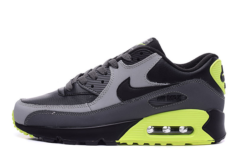 air max 90 noir et vert fluo