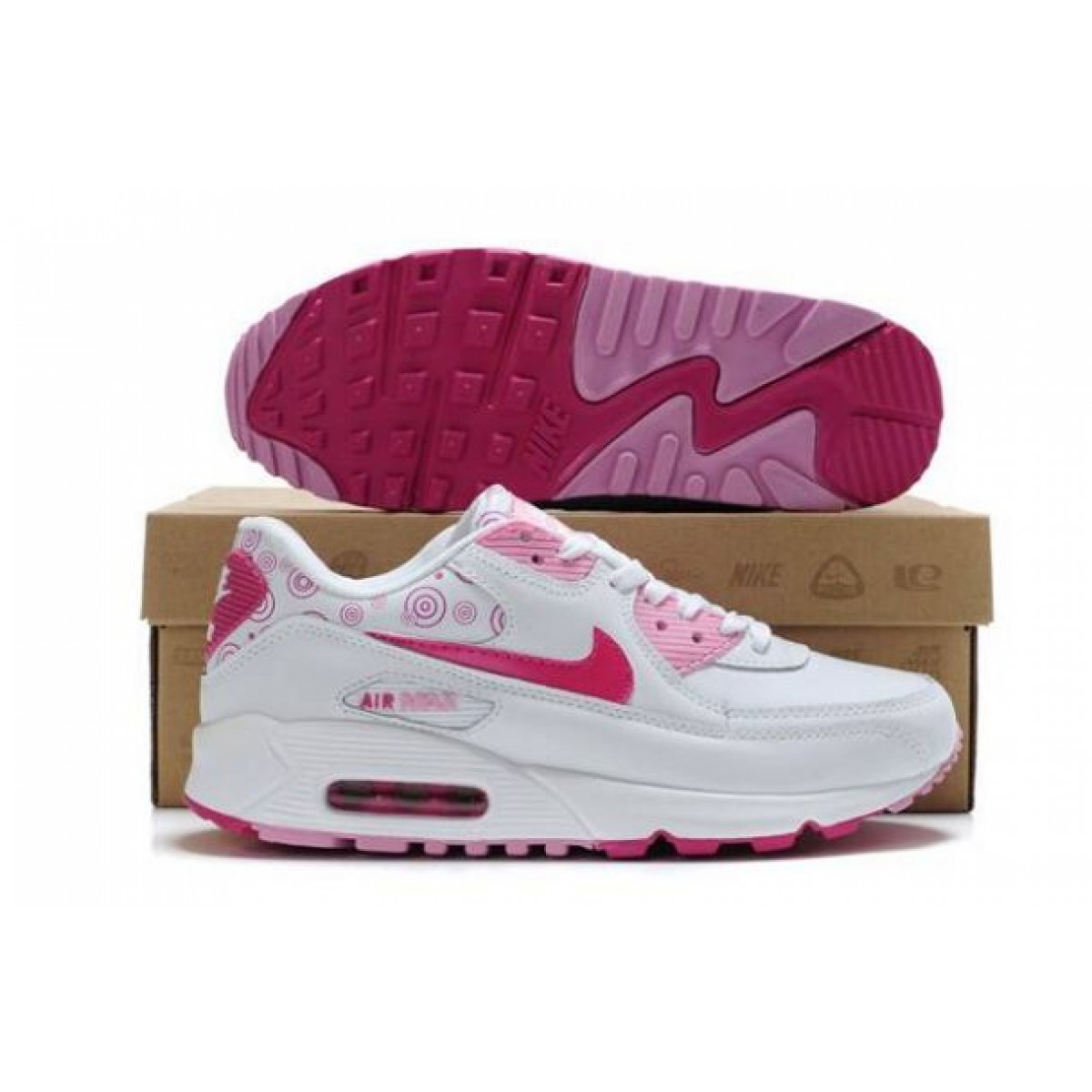 nike air max rose et blanche