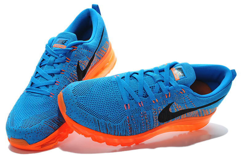 air max orange bleu