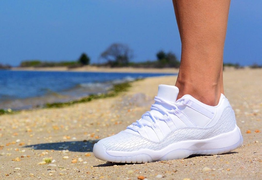 chaussure jordan blanche