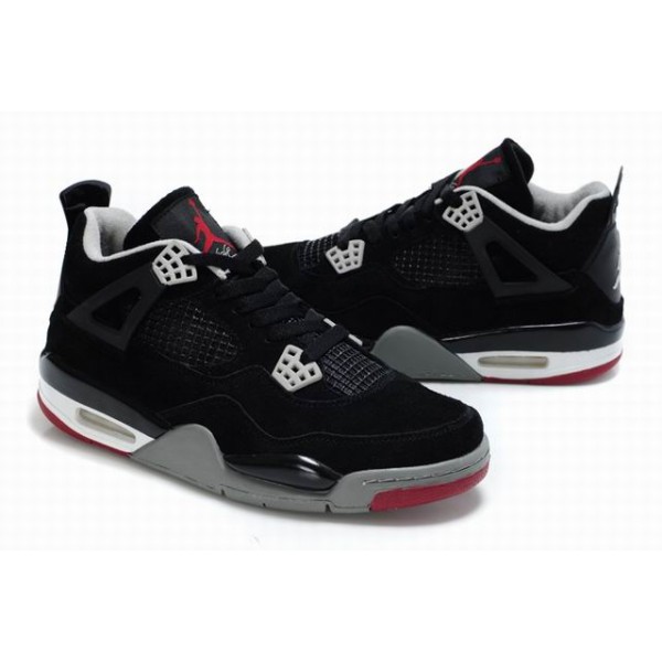 air jordan 4 retro noir et rouge