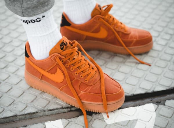 nike air force 1 orange homme