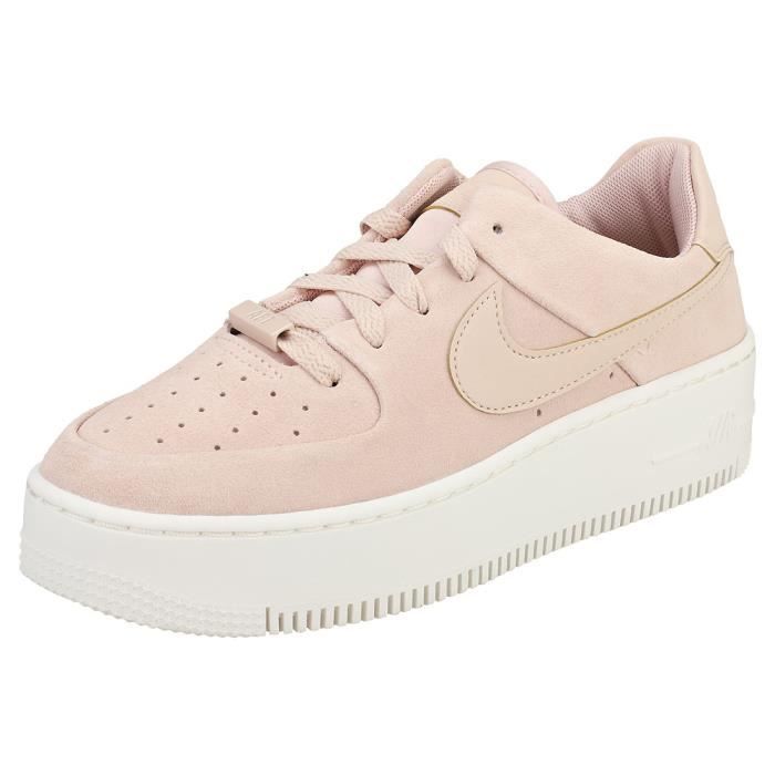 nike air force one beige femme