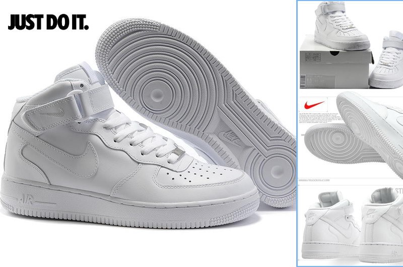 nike haute blanche